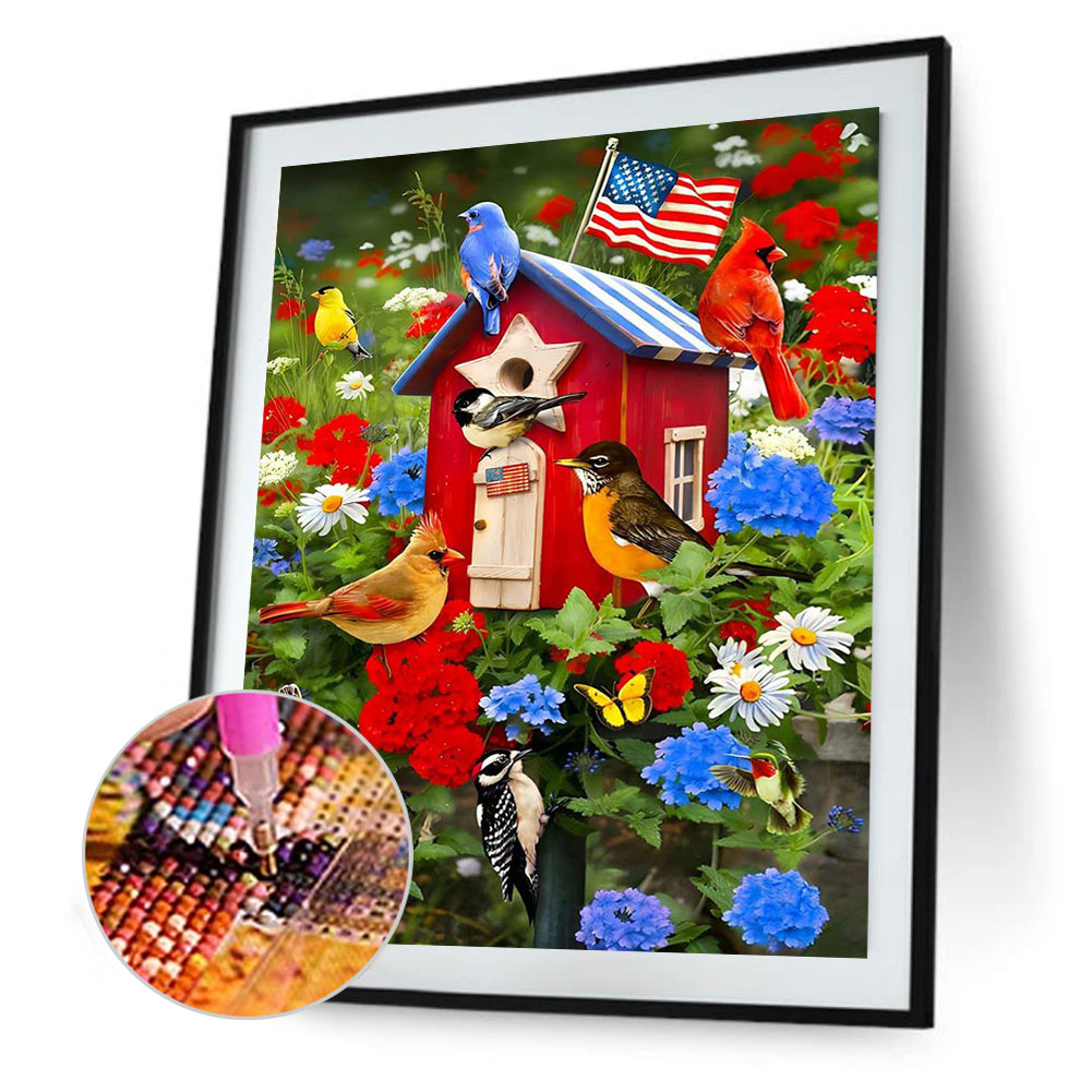 Tit - Full Round Drill Diamond Painting 30*40CM