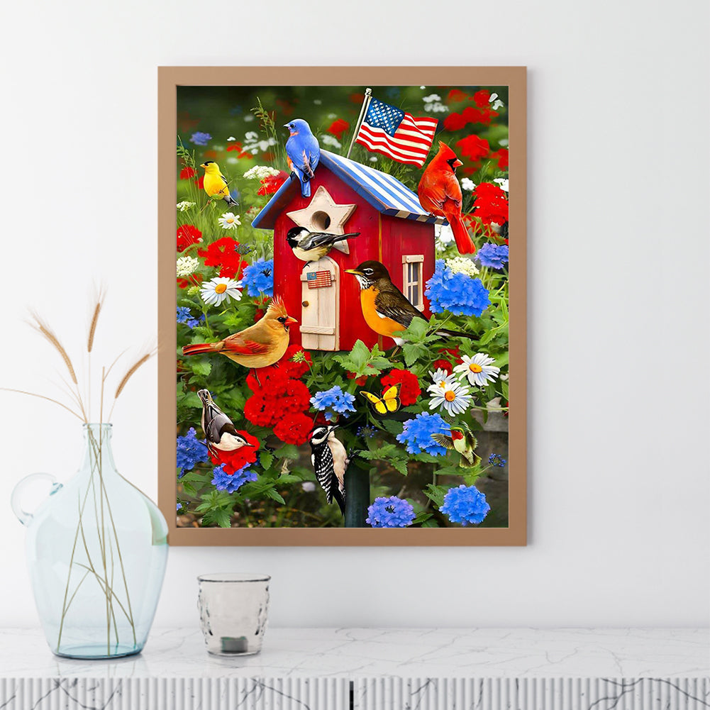 Tit - Full Round Drill Diamond Painting 30*40CM