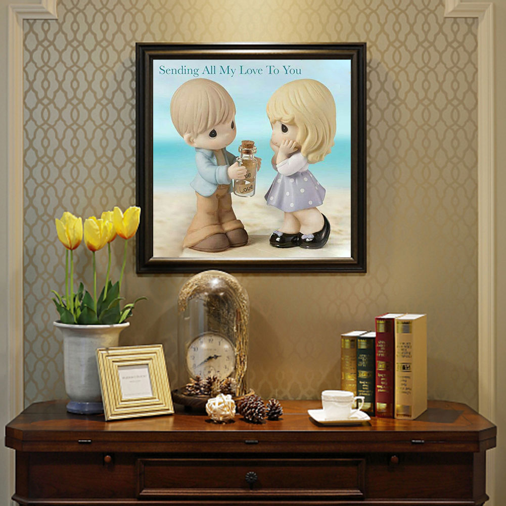 Precious Moments - Doll Angel - Full Round Drill Diamond Painting 40*40CM