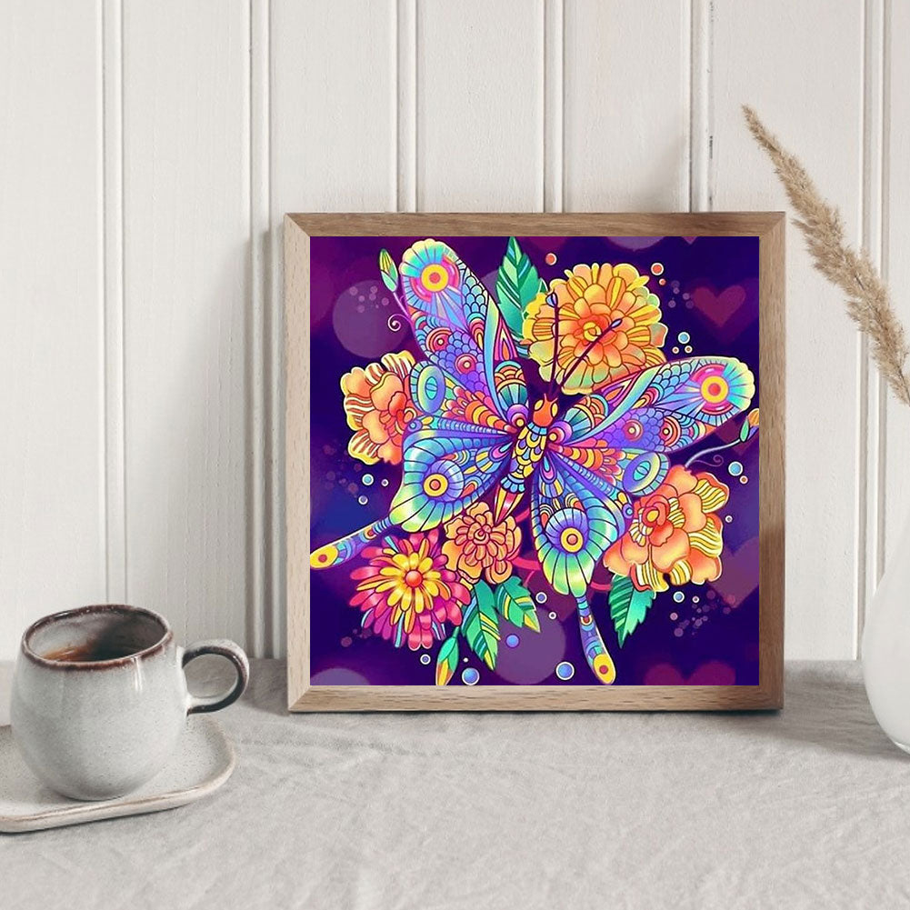 Abstract Butterfly - Full Round Drill Diamond Painting 50*50CM