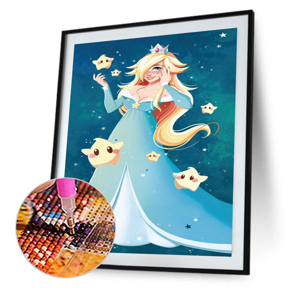 Princess Elsa 30*40CM(Canvas) Full Round Drill Diamond Painting