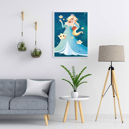 Princess Elsa 30*40CM(Canvas) Full Round Drill Diamond Painting