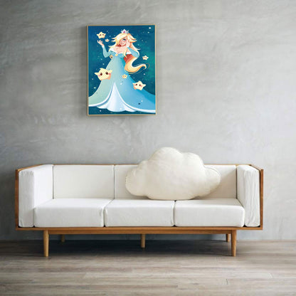 Princess Elsa 30*40CM(Canvas) Full Round Drill Diamond Painting