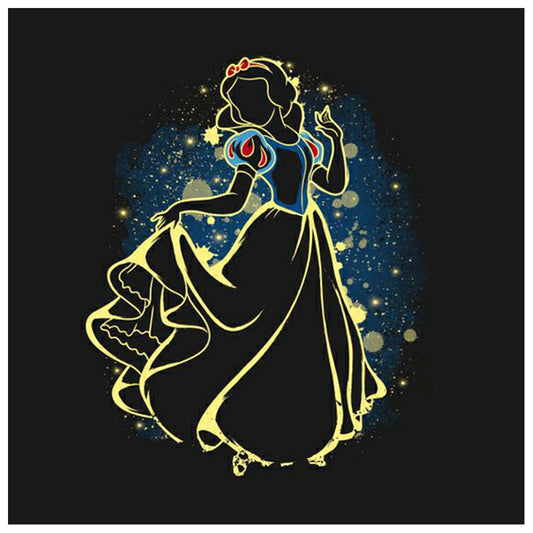 Snow White Silhouette - Full Square Drill Diamond Painting 30*30CM