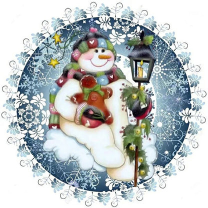 Snowman - Full Square Drill Diamond Painting 30*30CM