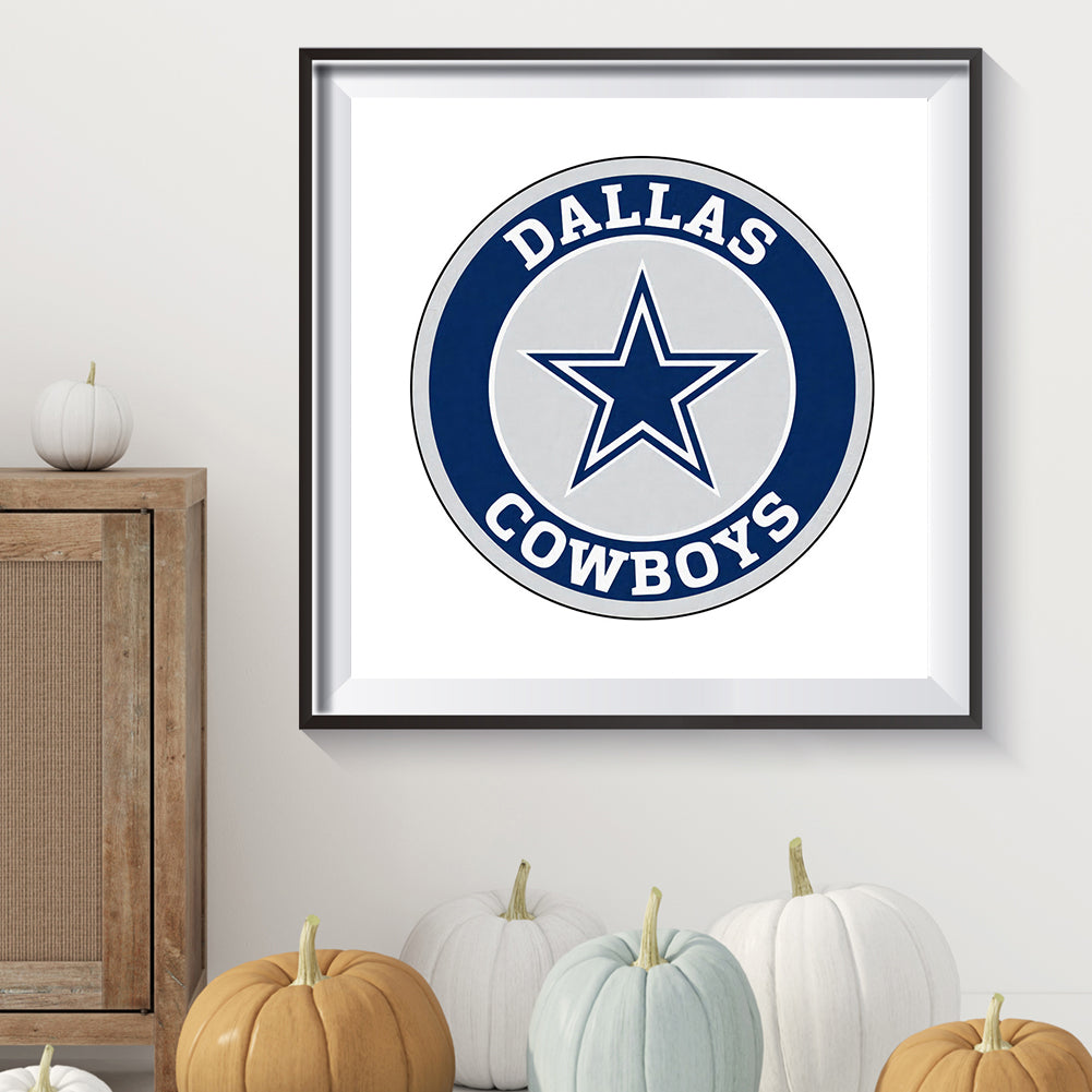 Dallas Cowboys Logo - Full Square Drill Diamond Painting 40*40CM