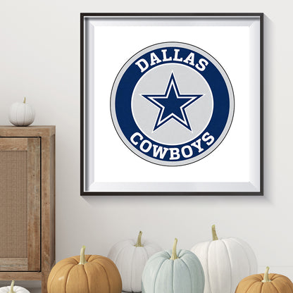 Dallas Cowboys Logo - Full Square Drill Diamond Painting 40*40CM