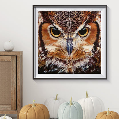 Owl - Full Square Drill Diamond Painting 40*40CM