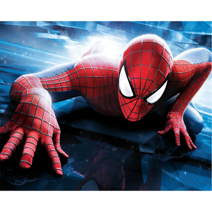 Spiderman 50*40CM(Canvas) Full Round Drill Diamond Painting