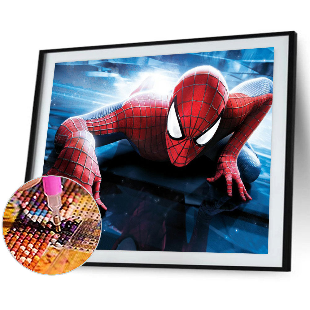 Spiderman 50*40CM(Canvas) Full Round Drill Diamond Painting