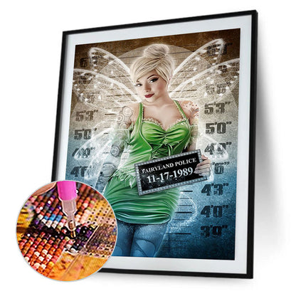 Wanted The Wonderful Fairy: Tinker Bell - Full Round Drill Diamond Painting 30*40CM