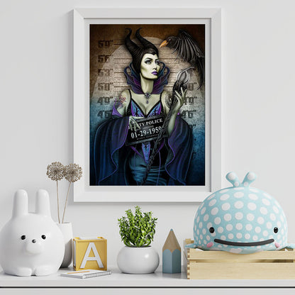 Wanted Criminal Malefelson - Full Round Drill Diamond Painting 30*40CM
