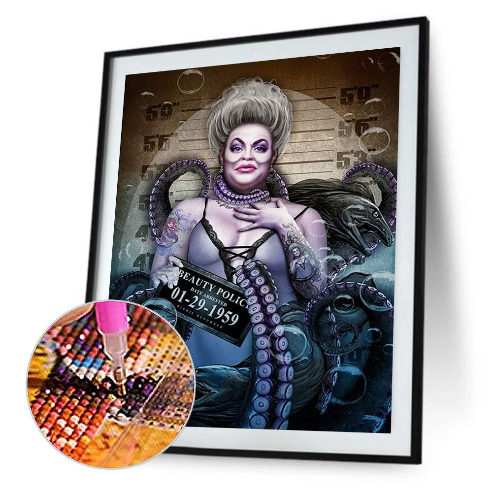 Wanted Ursula - Full Round Drill Diamond Painting 30*40CM