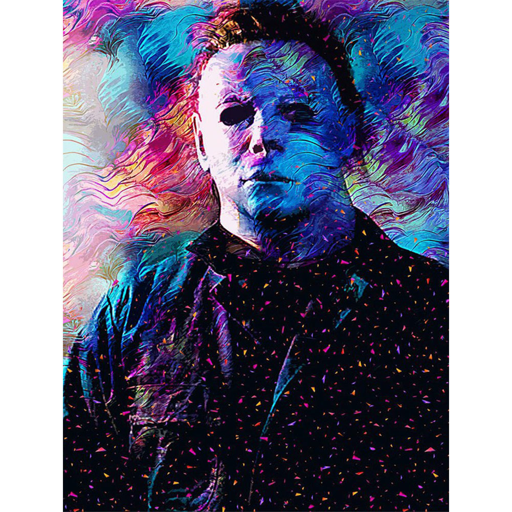 Halloween Horror Movie - Full Round Drill Diamond Painting 30*40CM