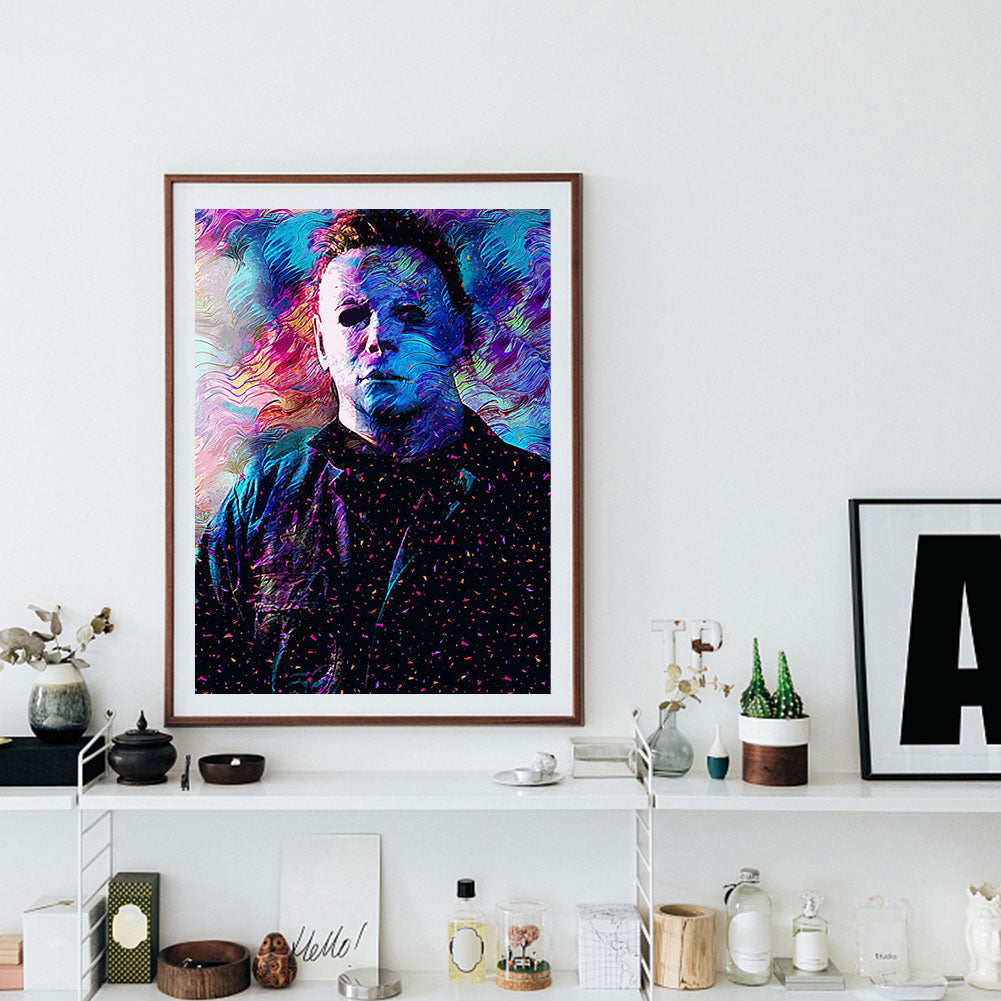 Halloween Horror Movie - Full Round Drill Diamond Painting 30*40CM