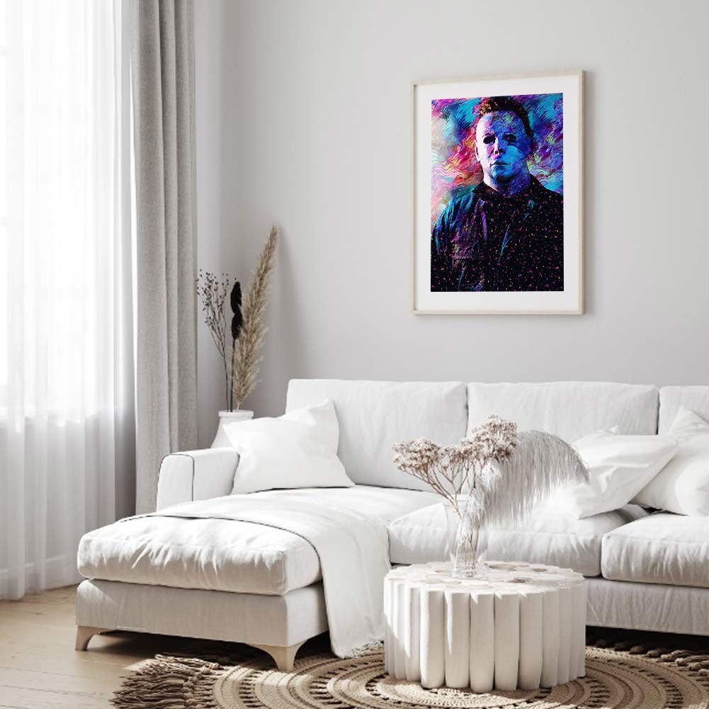 Halloween Horror Movie - Full Round Drill Diamond Painting 30*40CM