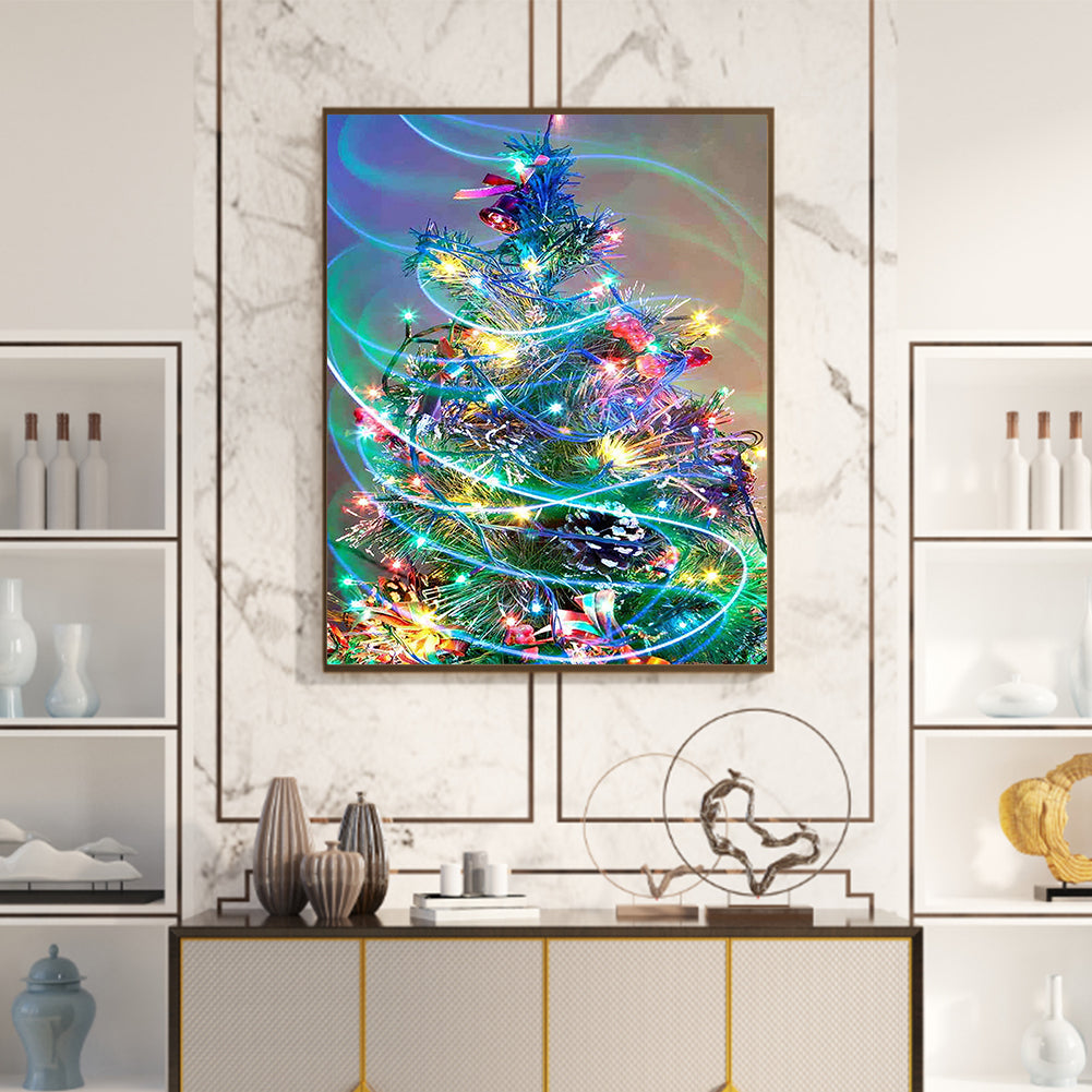 Christmas Tree - Full Round Drill Diamond Painting 40*50CM