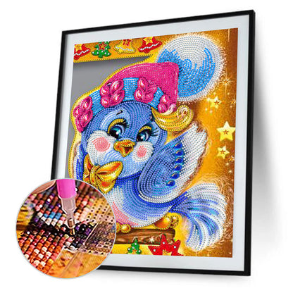 Animals In Christmas Mood - Festive Birds - Special Shaped Drill Diamond Paiting 30*40CM