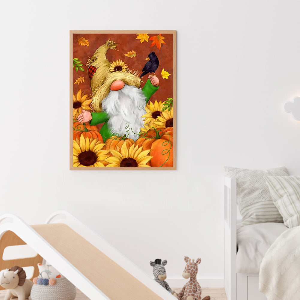 Pumpkin Goblin - Full Round Drill Diamond Painting 30*40CM