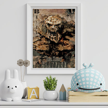 Mud Face - Full Round Drill Diamond Painting 30*40CM