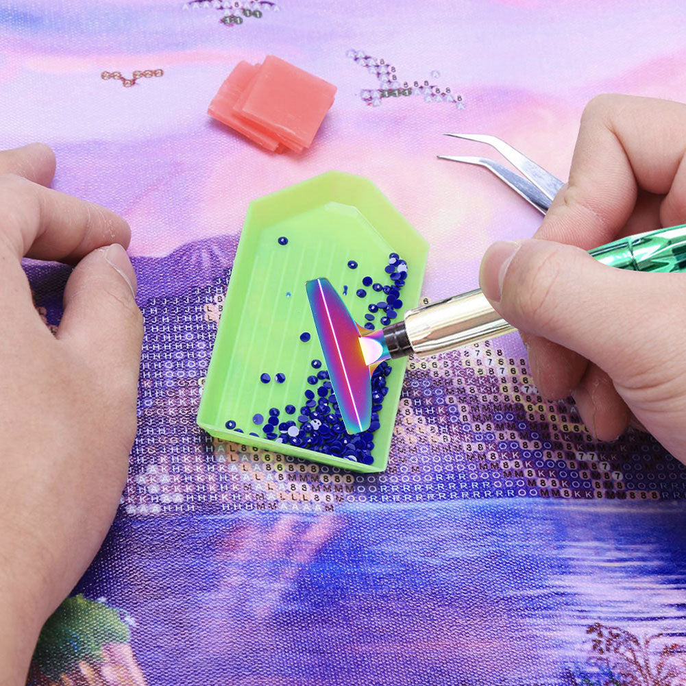 Diamond Drawing Tool Point Drill Pen Tip (DIY Color Stainless Steel Tip Metal)