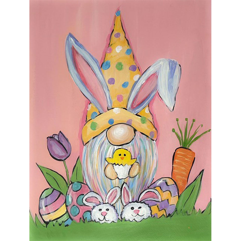 Easter Bunny Goblin - Full Round Drill Diamond Painting 30*40CM