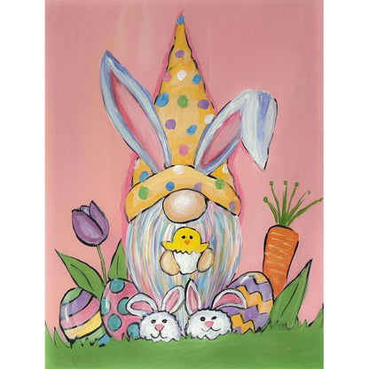 Easter Bunny Goblin - Full Round Drill Diamond Painting 30*40CM