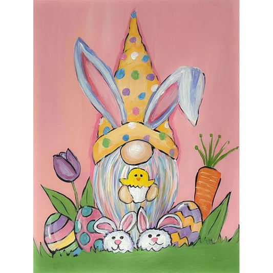 Easter Bunny Goblin - Full Round Drill Diamond Painting 30*40CM