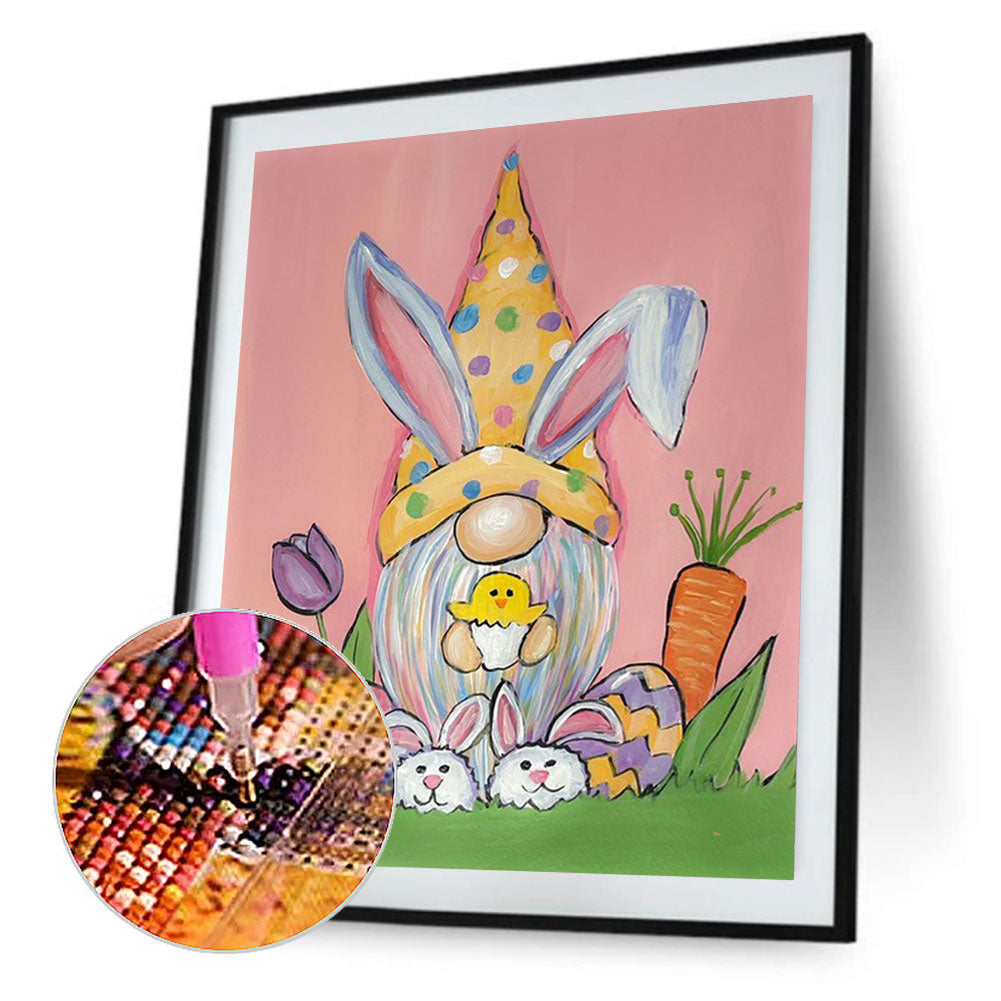 Easter Bunny Goblin - Full Round Drill Diamond Painting 30*40CM