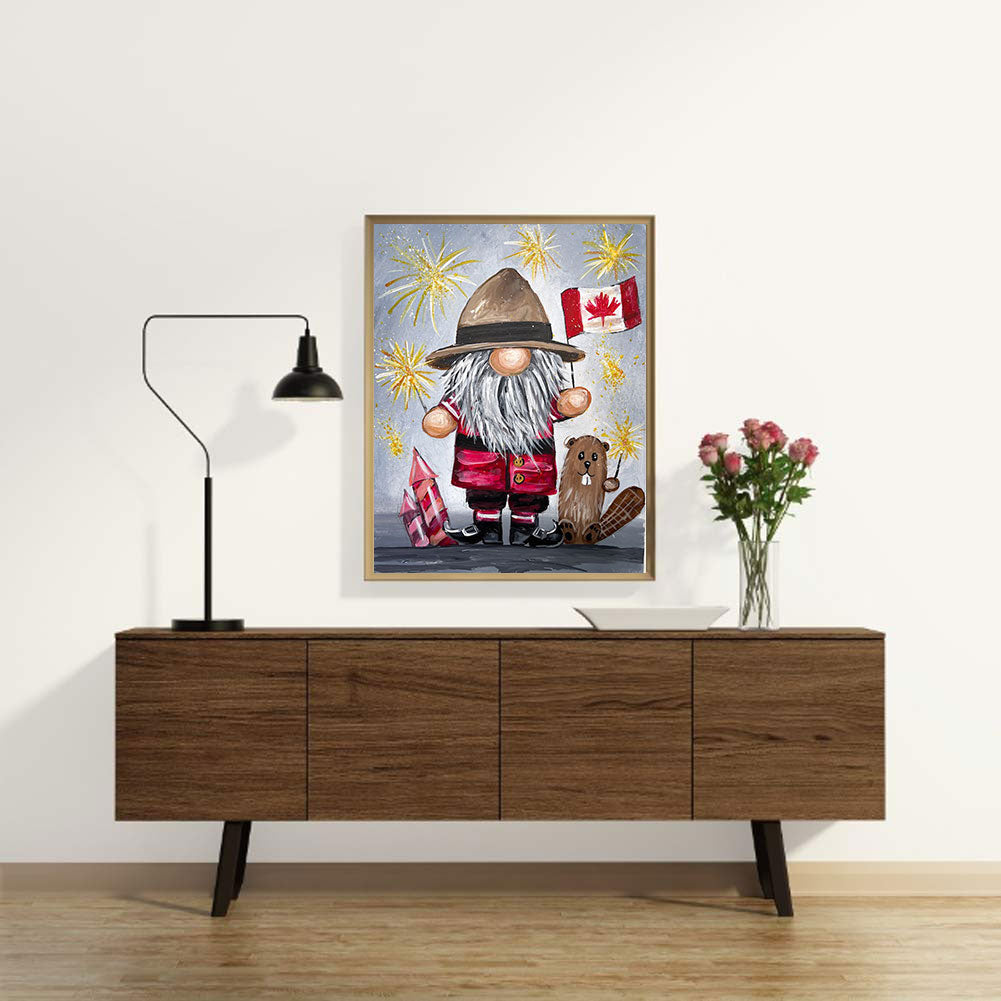 Canadian Goblins Setting Off Fireworks - Full Round Drill Diamond Painting 30*40CM