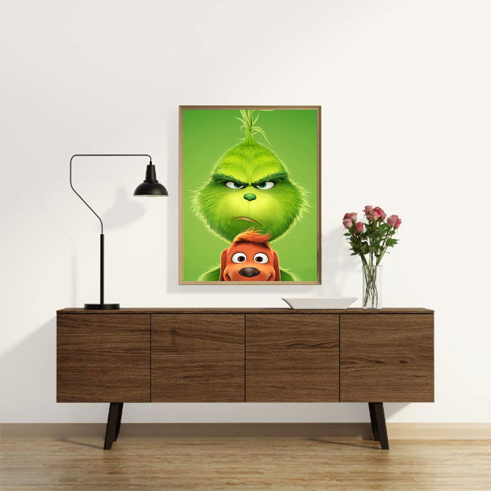 Green Monster - Full Square Drill Diamond Painting 30*40CM