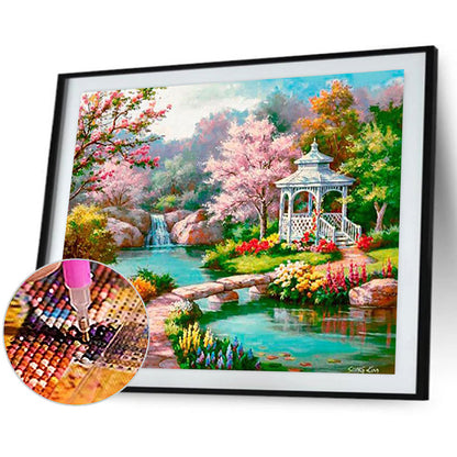 Garden Gazebo - Full Square Drill Diamond Painting 40*30CM