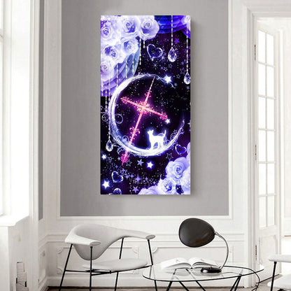 Crystal Cross - Full Round Drill Diamond Painting 40*80CM