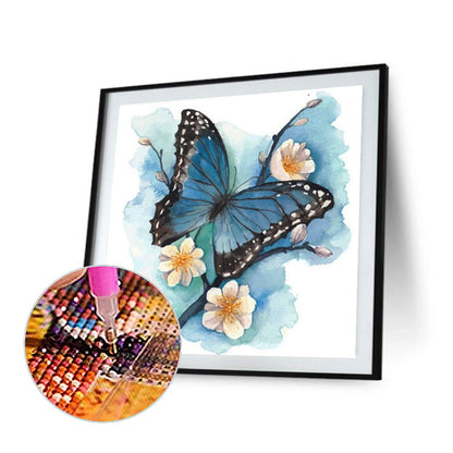 Butterfly Pattern - Full Round Drill Diamond Painting 30*30CM