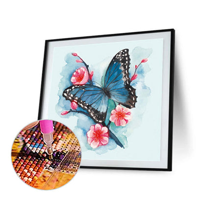 Butterfly Pattern - Full Round Drill Diamond Painting 30*30CM