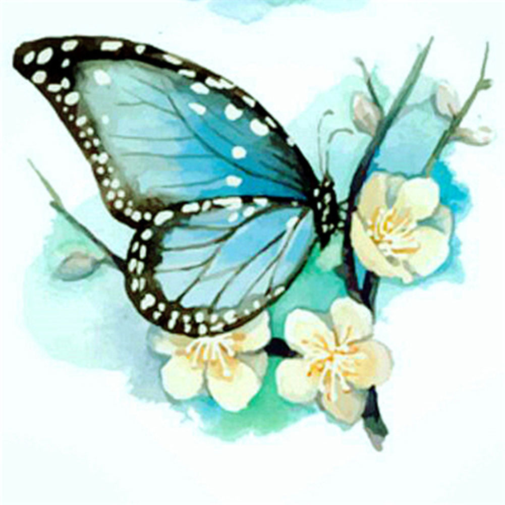 Butterfly Pattern - Full Round Drill Diamond Painting 30*30CM