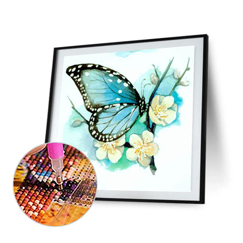 Butterfly Pattern - Full Round Drill Diamond Painting 30*30CM