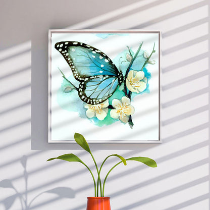 Butterfly Pattern - Full Round Drill Diamond Painting 30*30CM