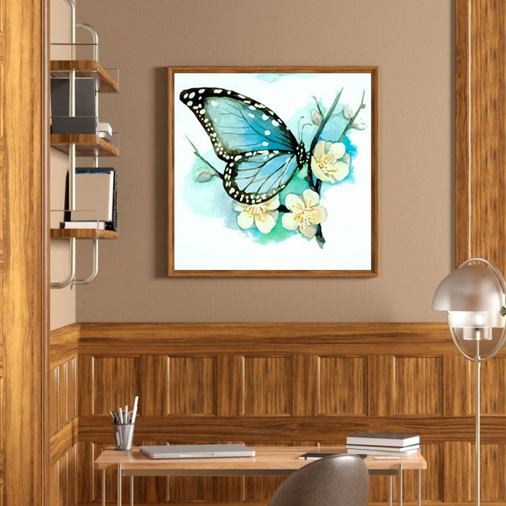 Butterfly Pattern - Full Round Drill Diamond Painting 30*30CM