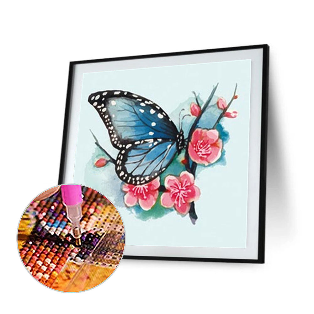 Butterfly Pattern - Full Round Drill Diamond Painting 30*30CM