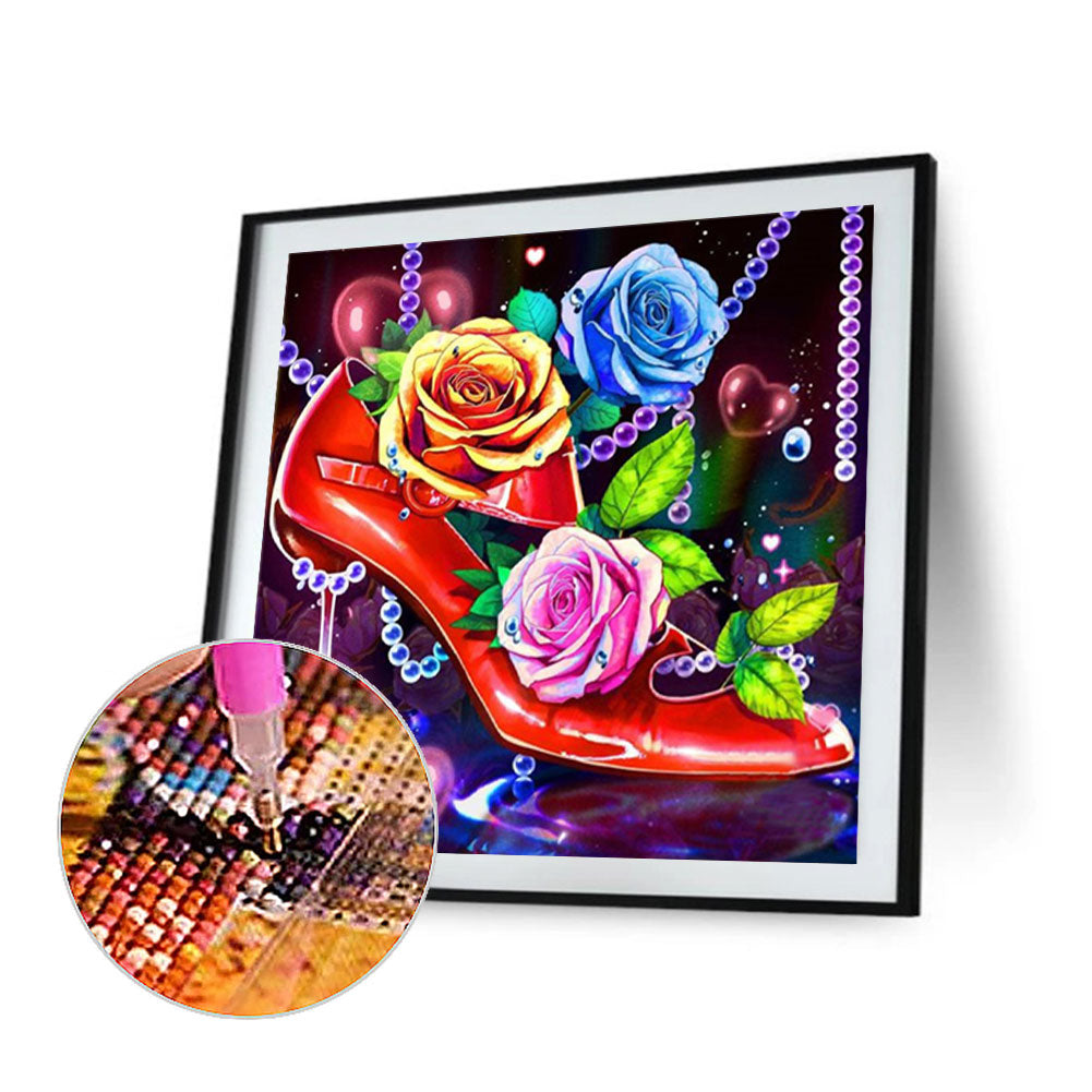 Colorful High Heels - Full Round Drill Diamond Painting 30*30CM