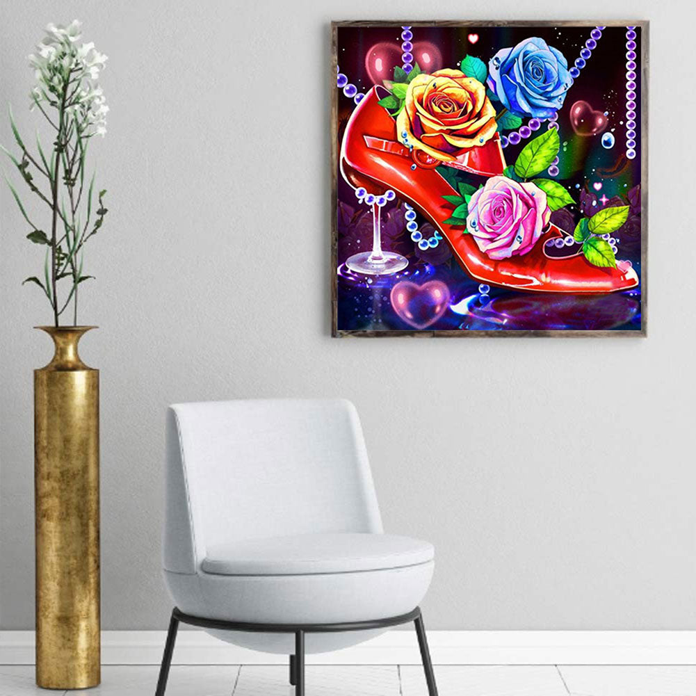Colorful High Heels - Full Round Drill Diamond Painting 30*30CM