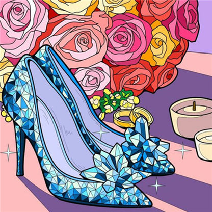 Colorful High Heels - Full Round Drill Diamond Painting 30*30CM