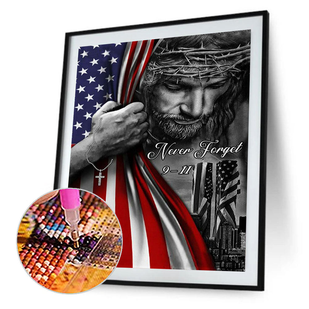 Jesus 50*60CM(Canvas) Full Round Drill Diamond Painting