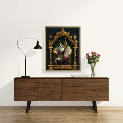 Maleficent - Full Round Drill Diamond Painting 30*40CM