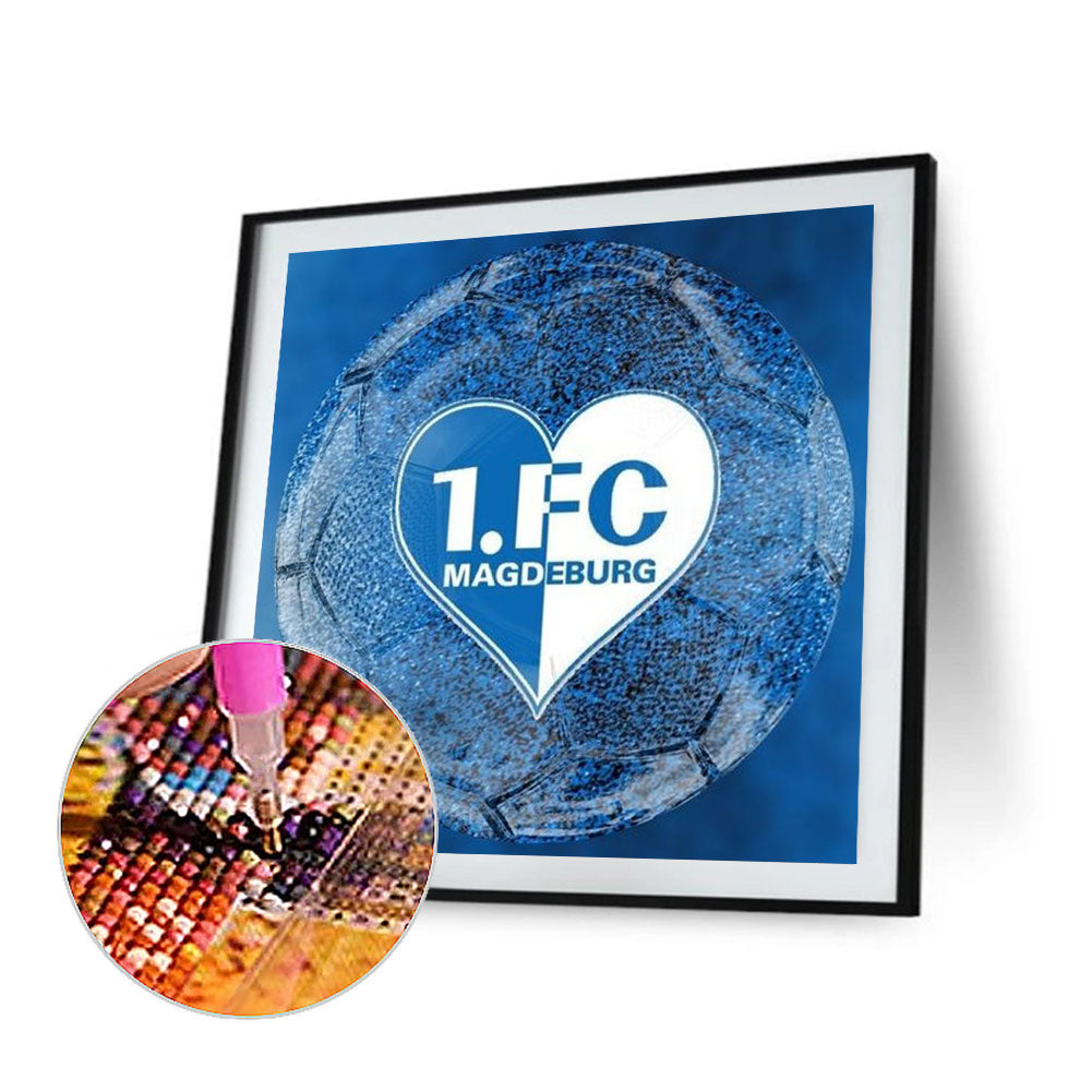 Magdeburg Football Club Logo - Full Round Drill Diamond Painting 40*40CM