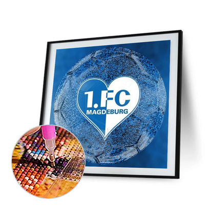 Magdeburg Football Club Logo - Full Round Drill Diamond Painting 40*40CM
