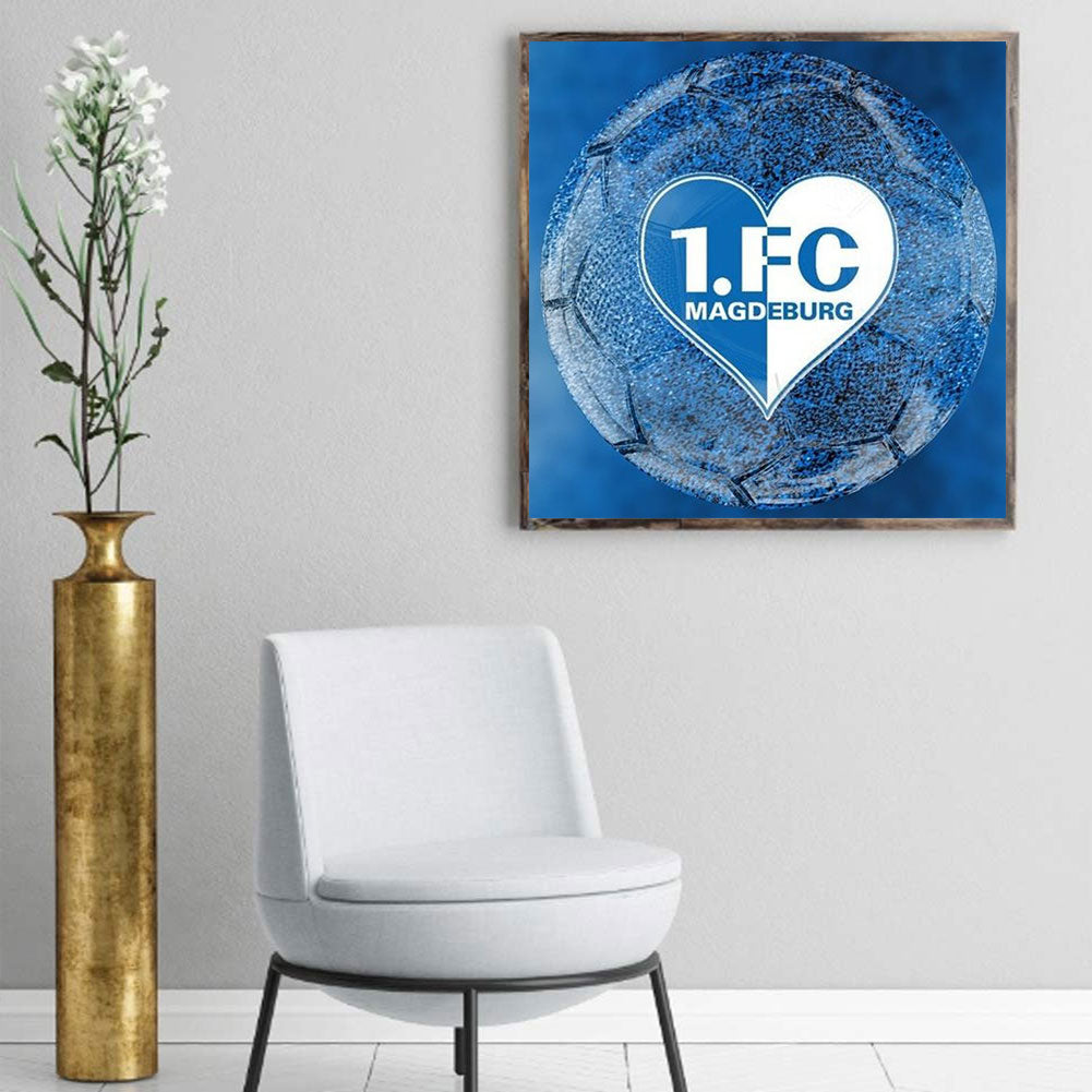 Magdeburg Football Club Logo - Full Round Drill Diamond Painting 40*40CM