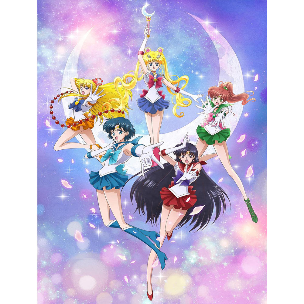 Sailor Moon - Full Round Drill Diamond Painting 40*50CM