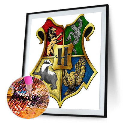 Harry Potter Badge - Full Square Drill Diamond Painting 50*60CM